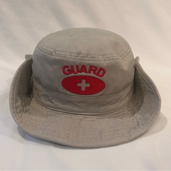 The Lifeguard Store Guard Booney Beach Hat Khaki Outdoor Sunshade - Picture 7 of 15